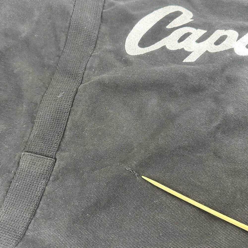 Capitol Records Embroidered Logo Black Los Angeles Apparel Duffle Bag 26